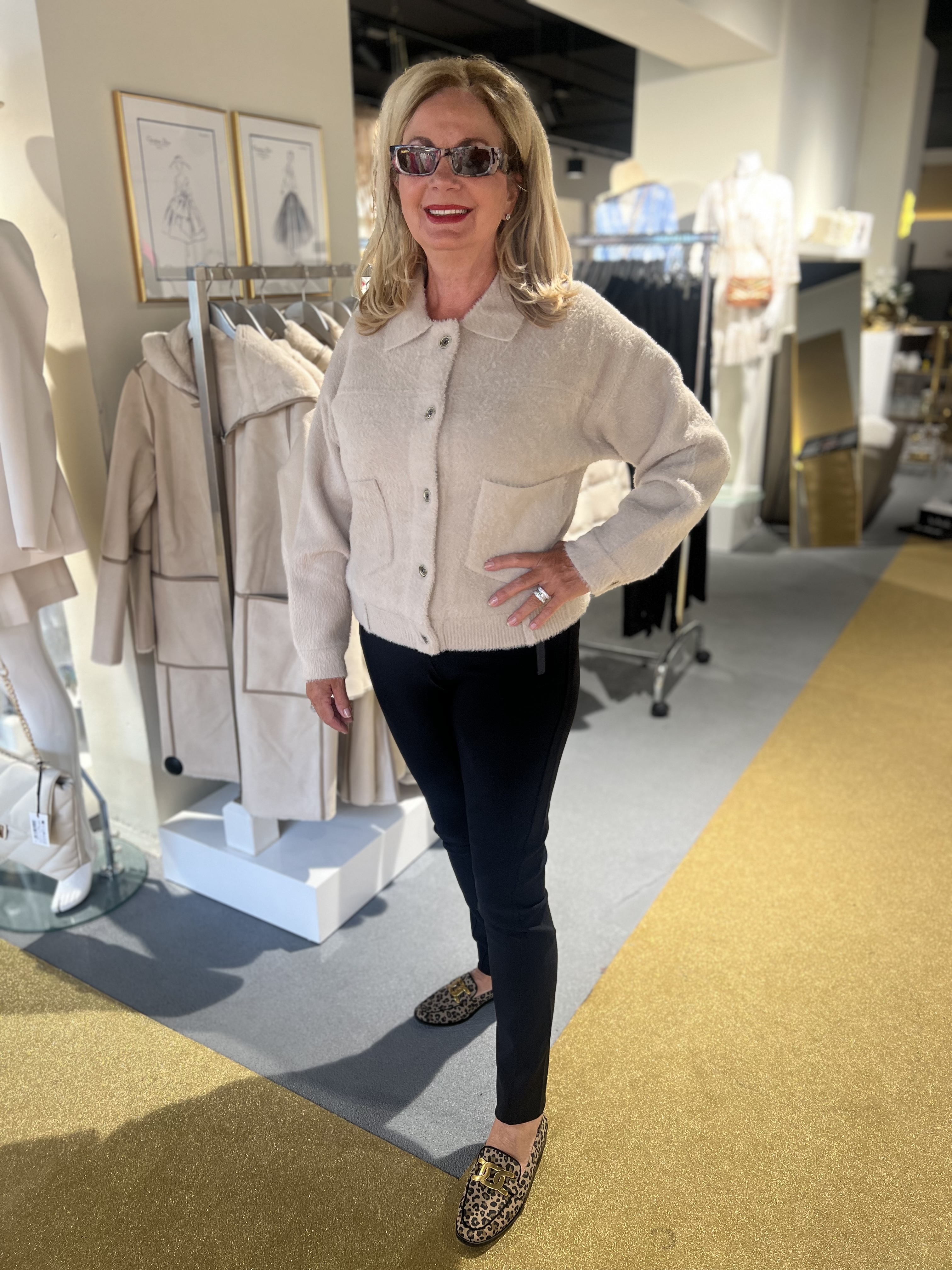 Rino&Pelle Boxy Bubbly Jacket Stone