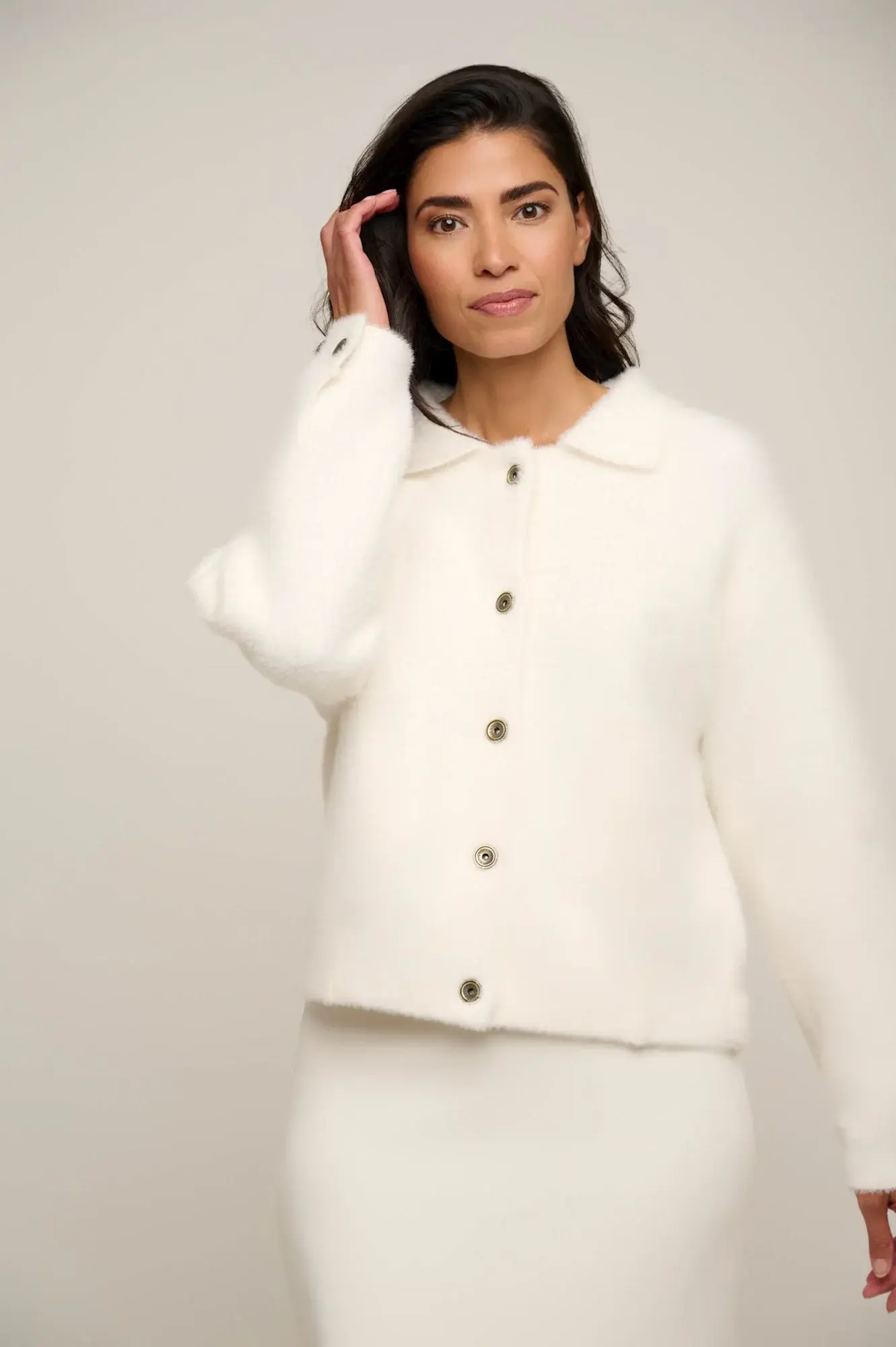 Rino & Pelle Bubbly Boxy Jacket Snow White