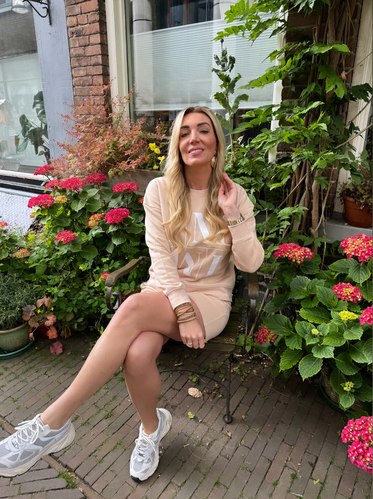 I'M The Label Sweater Lina Beige