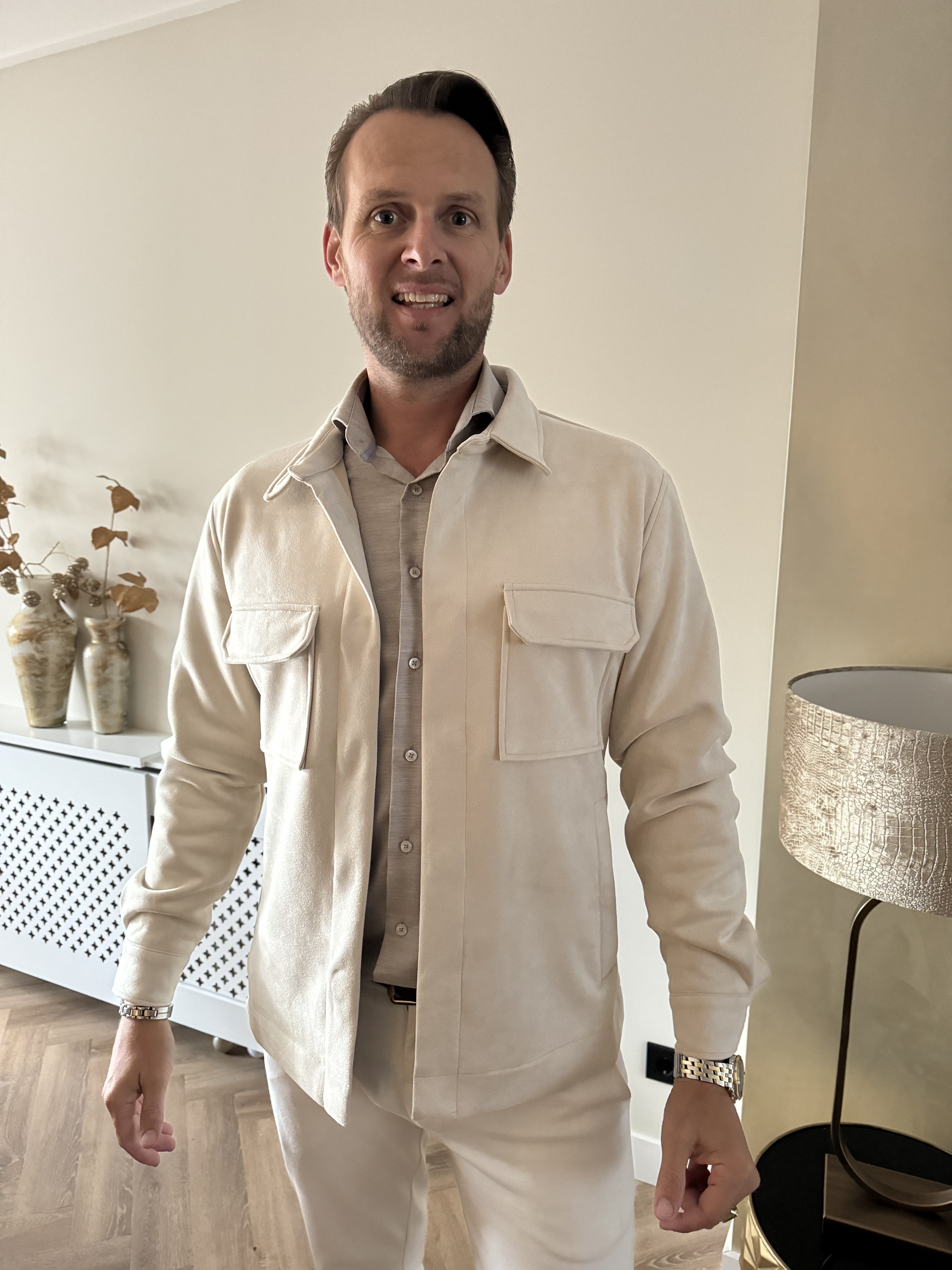 Radical Jacket Beige Nero