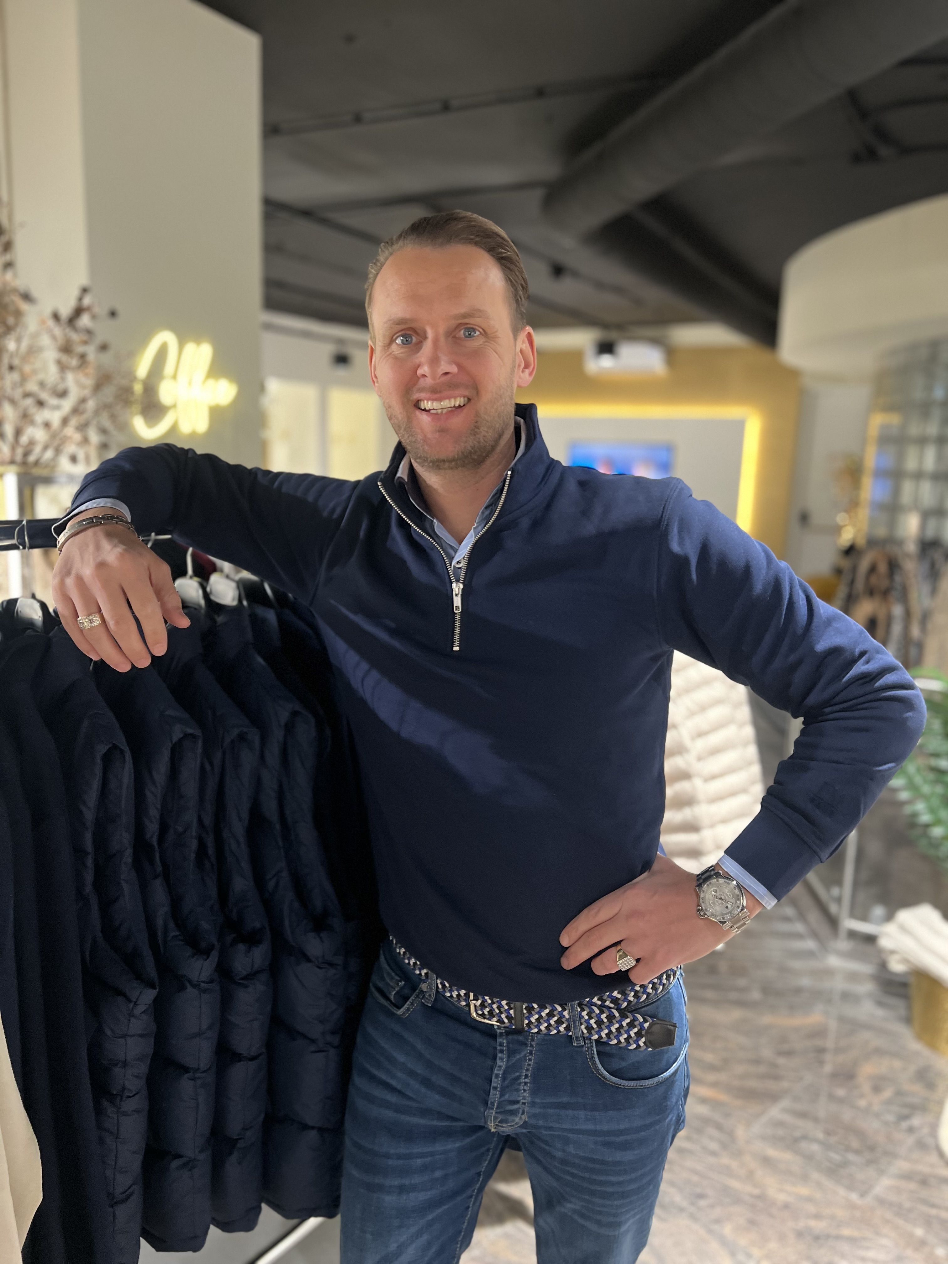 I'M The Label Zipper Arthur Navy