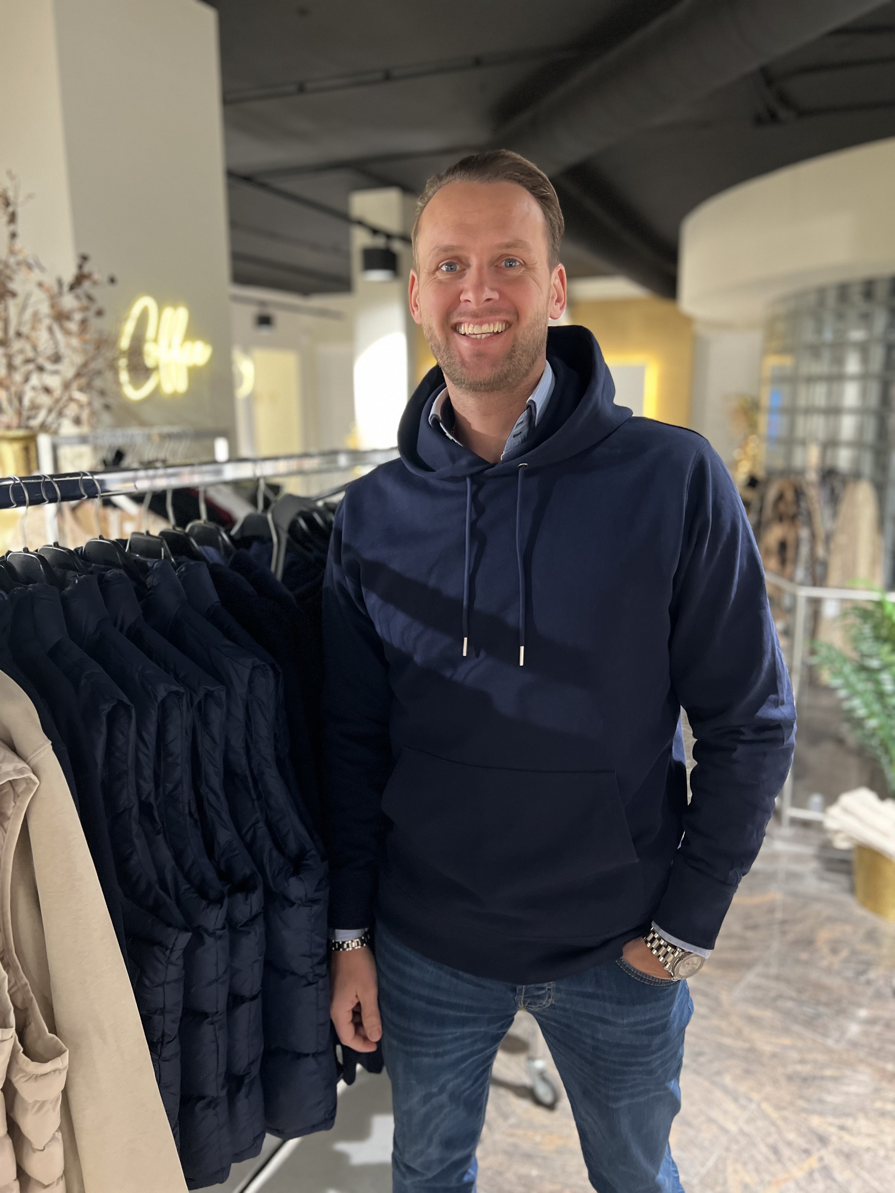 I'M The Label Hoodie John Navy