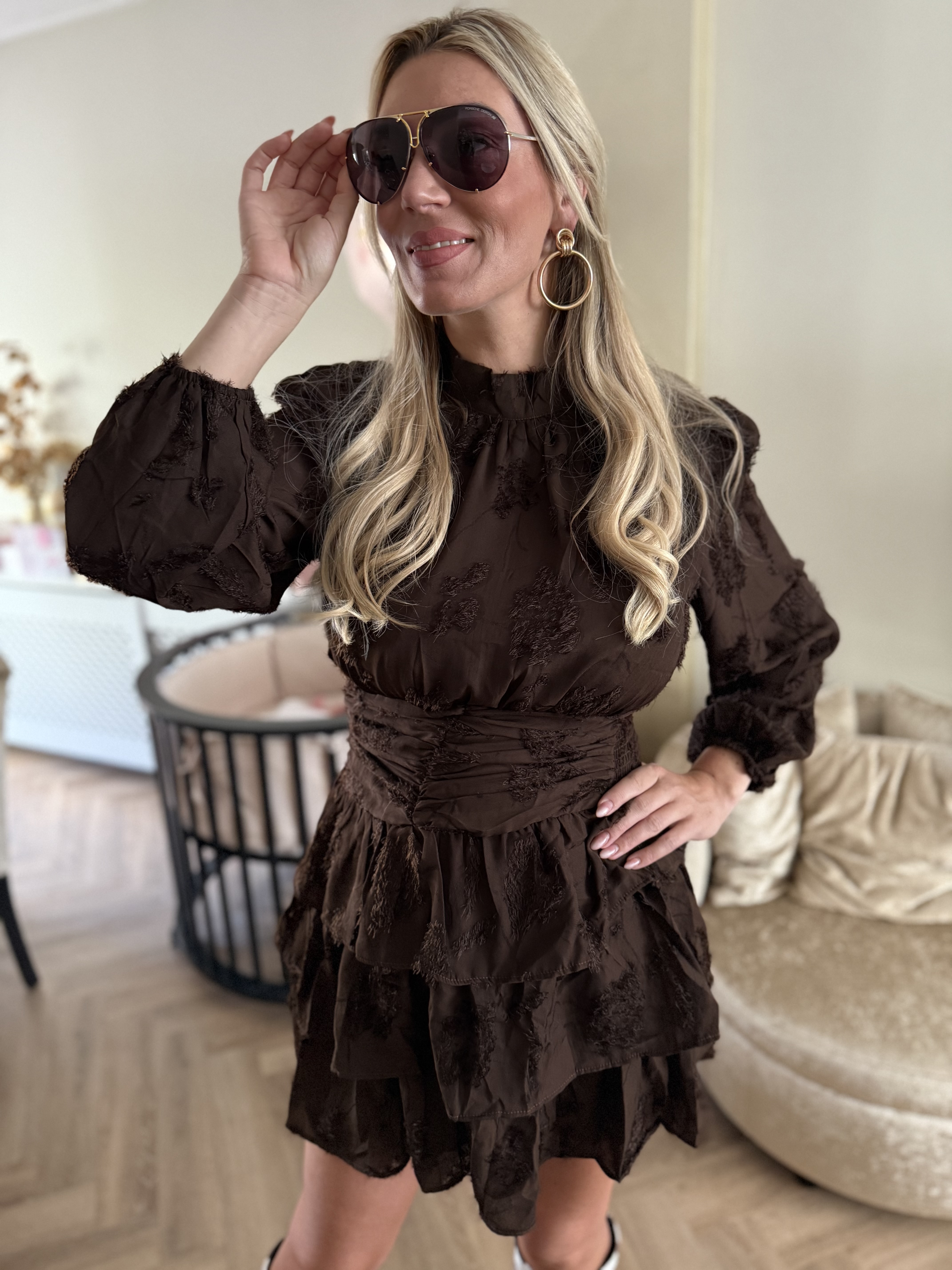 Lily Dress Chocolate