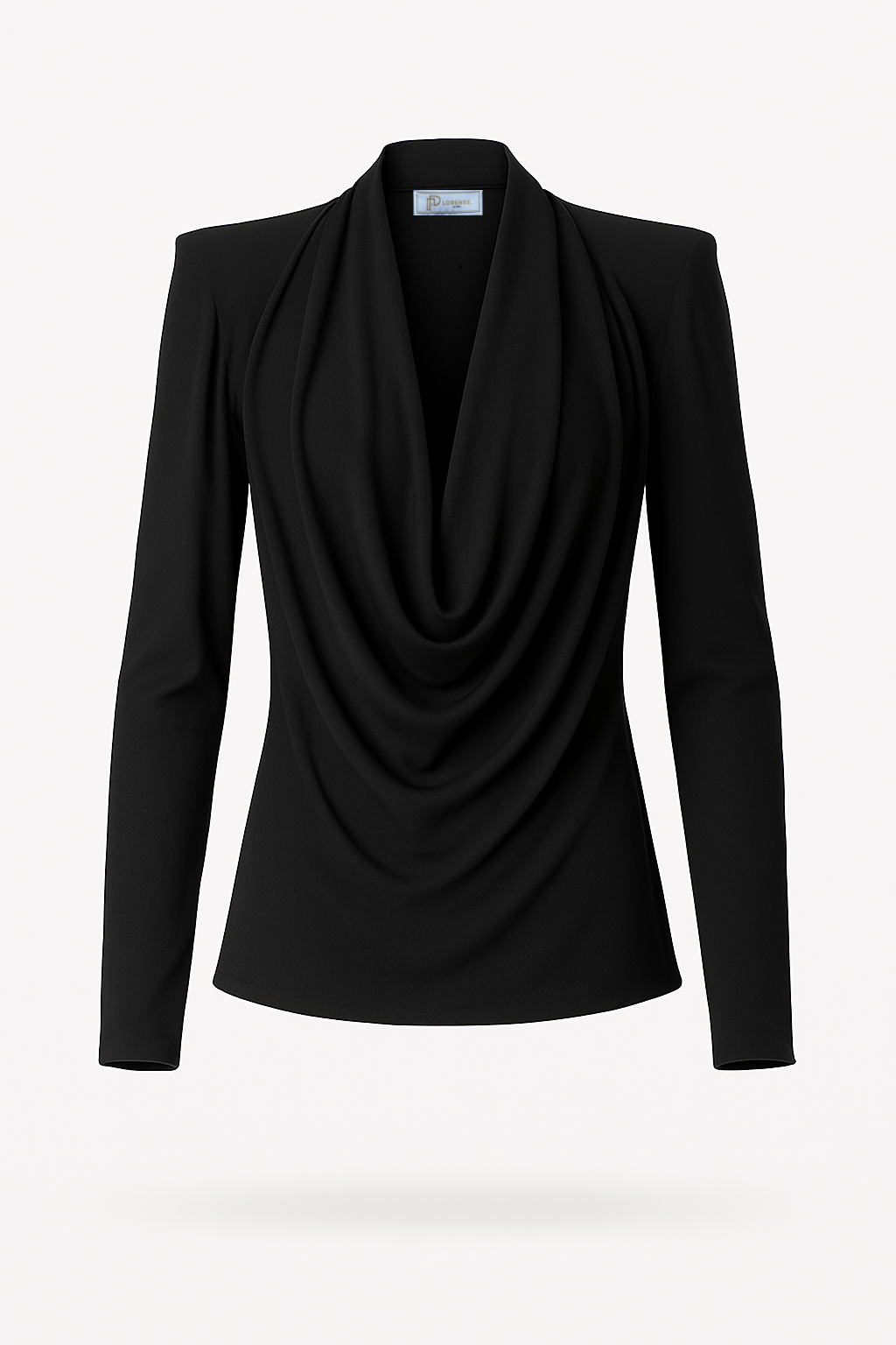 Lorense Waterfall Top Zwart