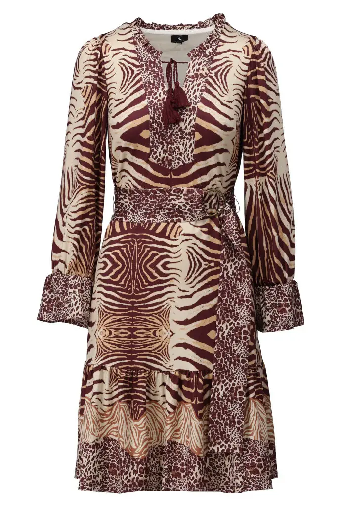 K Design Jurk Met Dieren Design B208