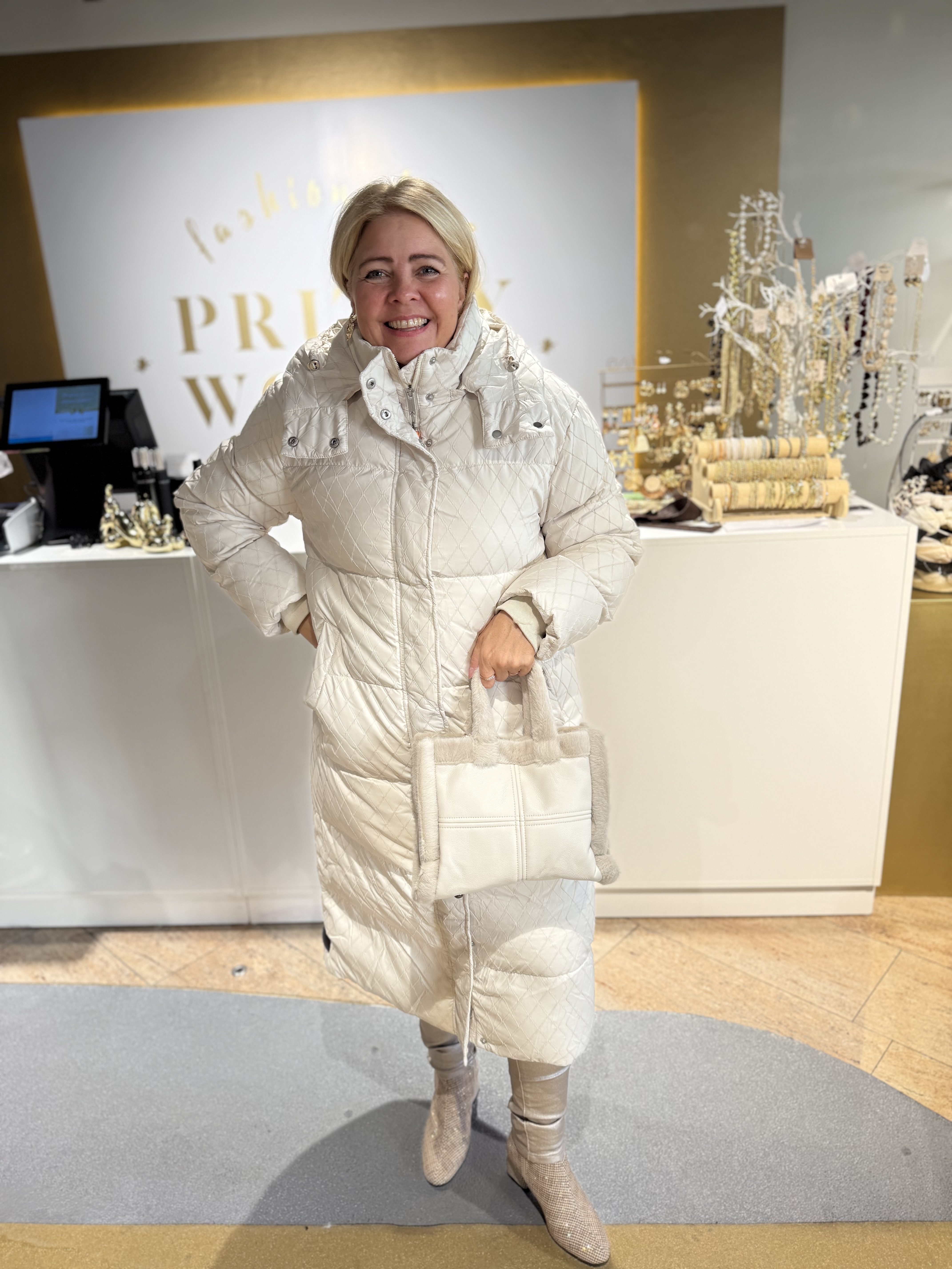 Rino & Pelle Zesette Jacket Long Structure Padded Birch