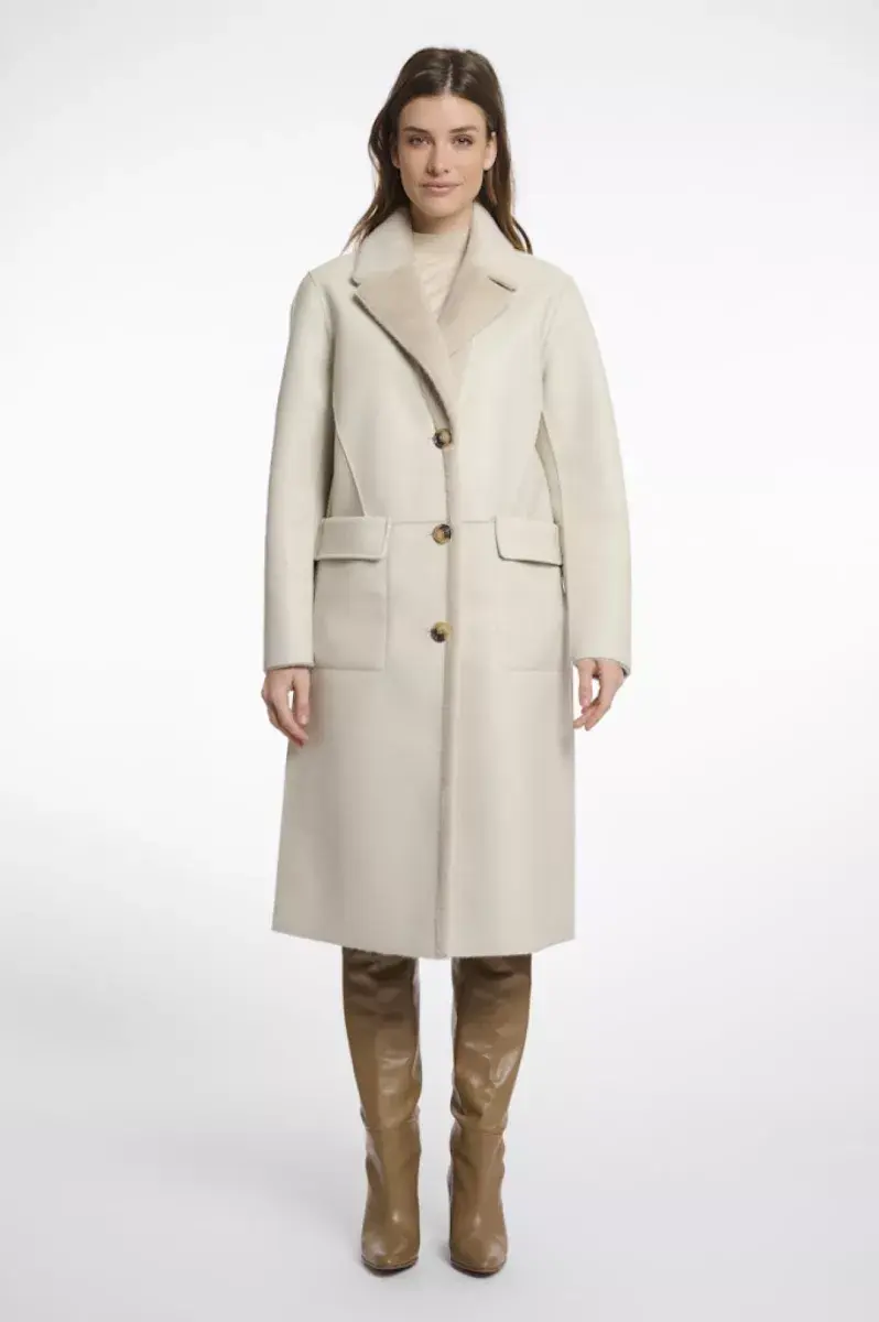 Rino & Pelle Coat Tatiana Reversible Long Birch