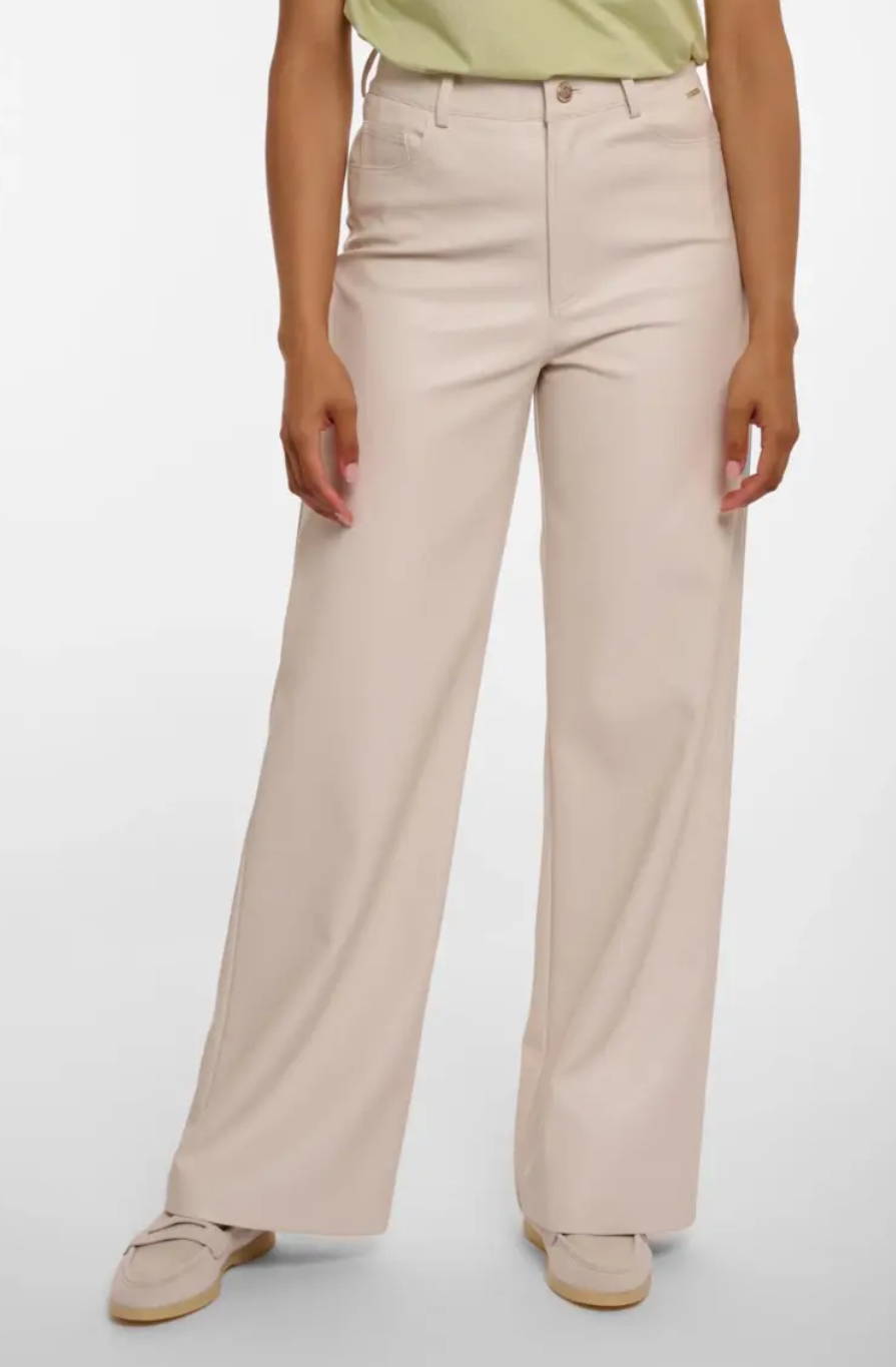 Rino & Pelle Corian Regular Straight Pants PU Birch