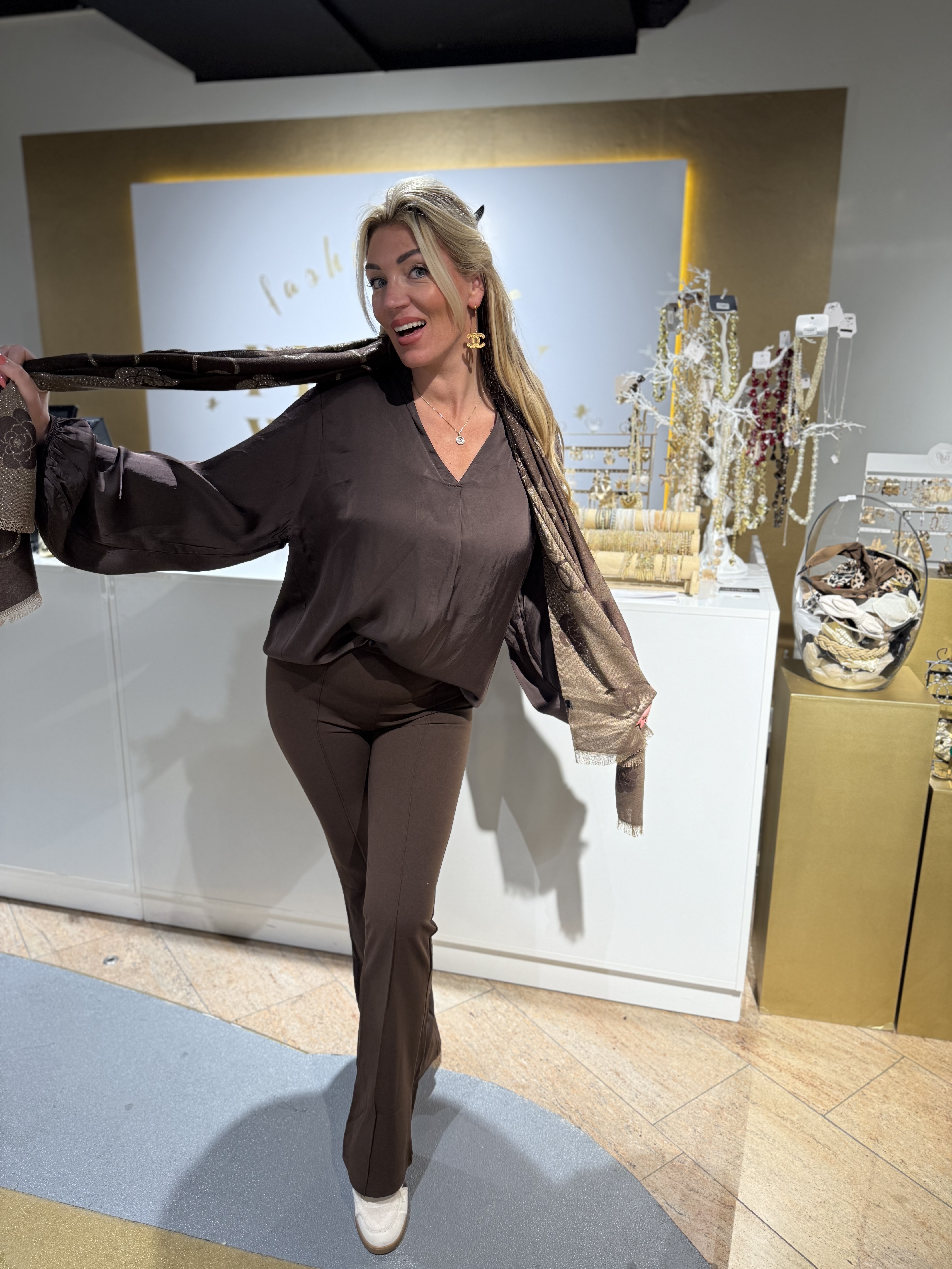 Basis Blouse Mandy Brown