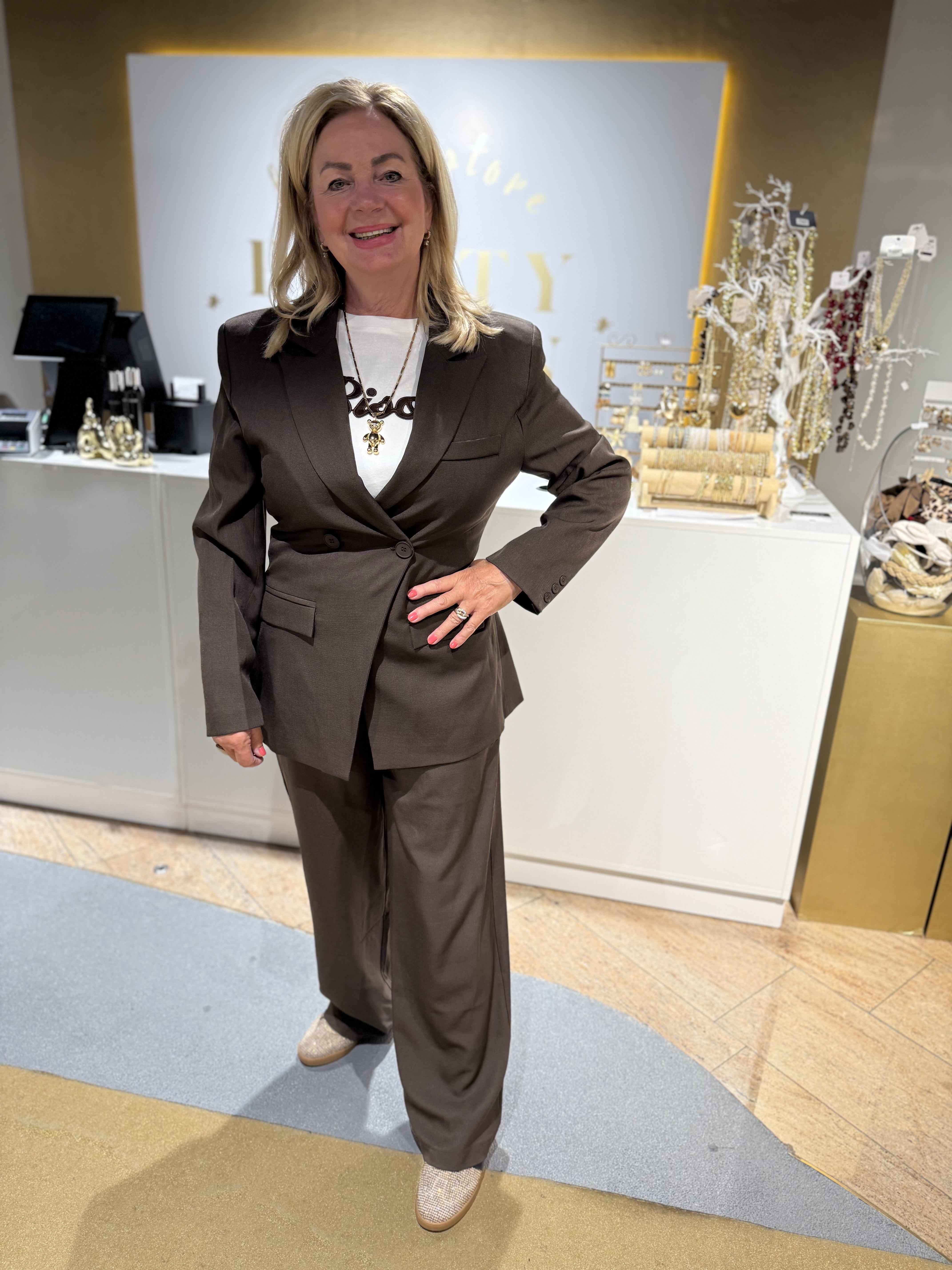 Silvia Blazer Pepper Brown