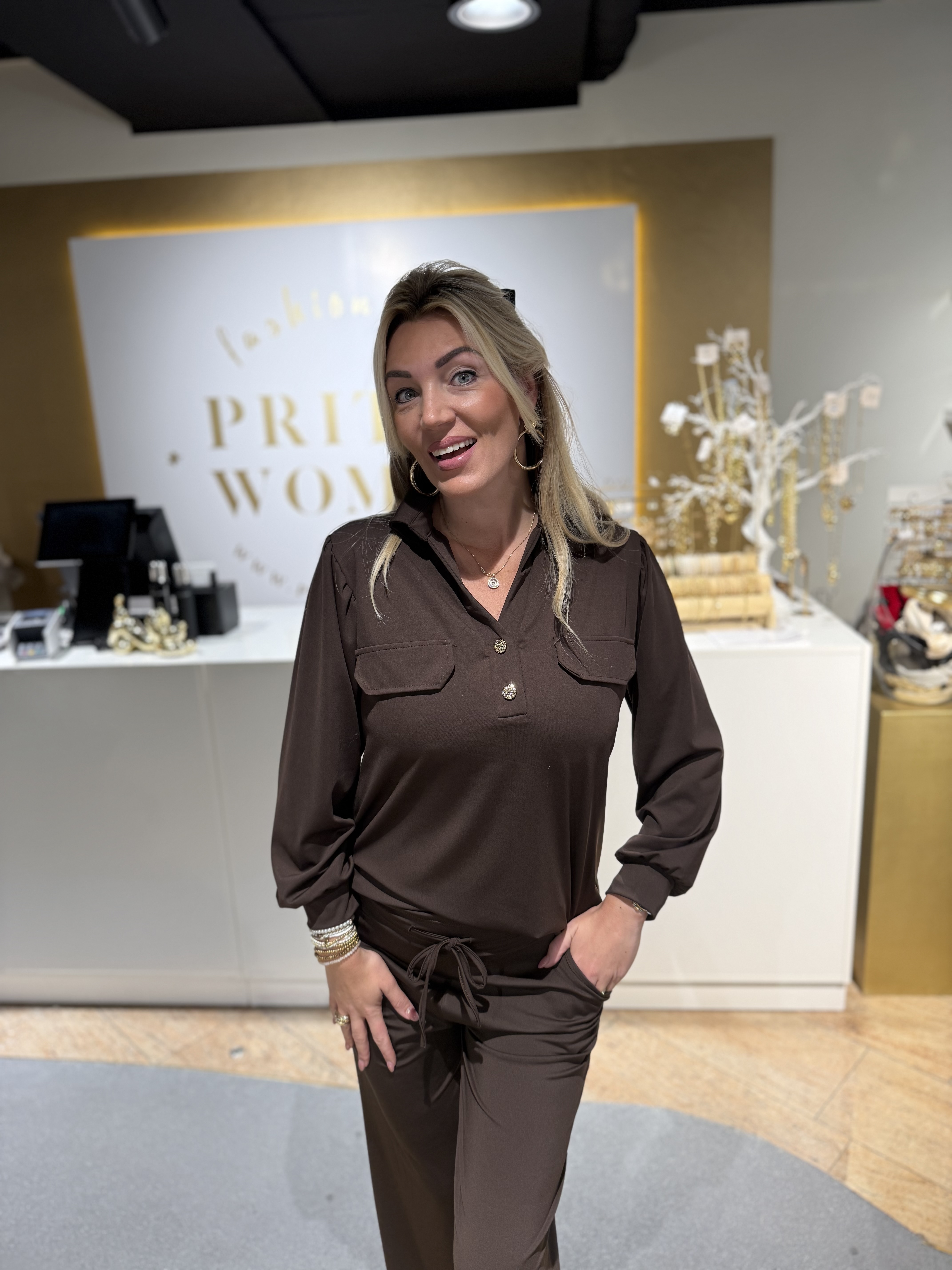 Travel Blouse Angela Brown