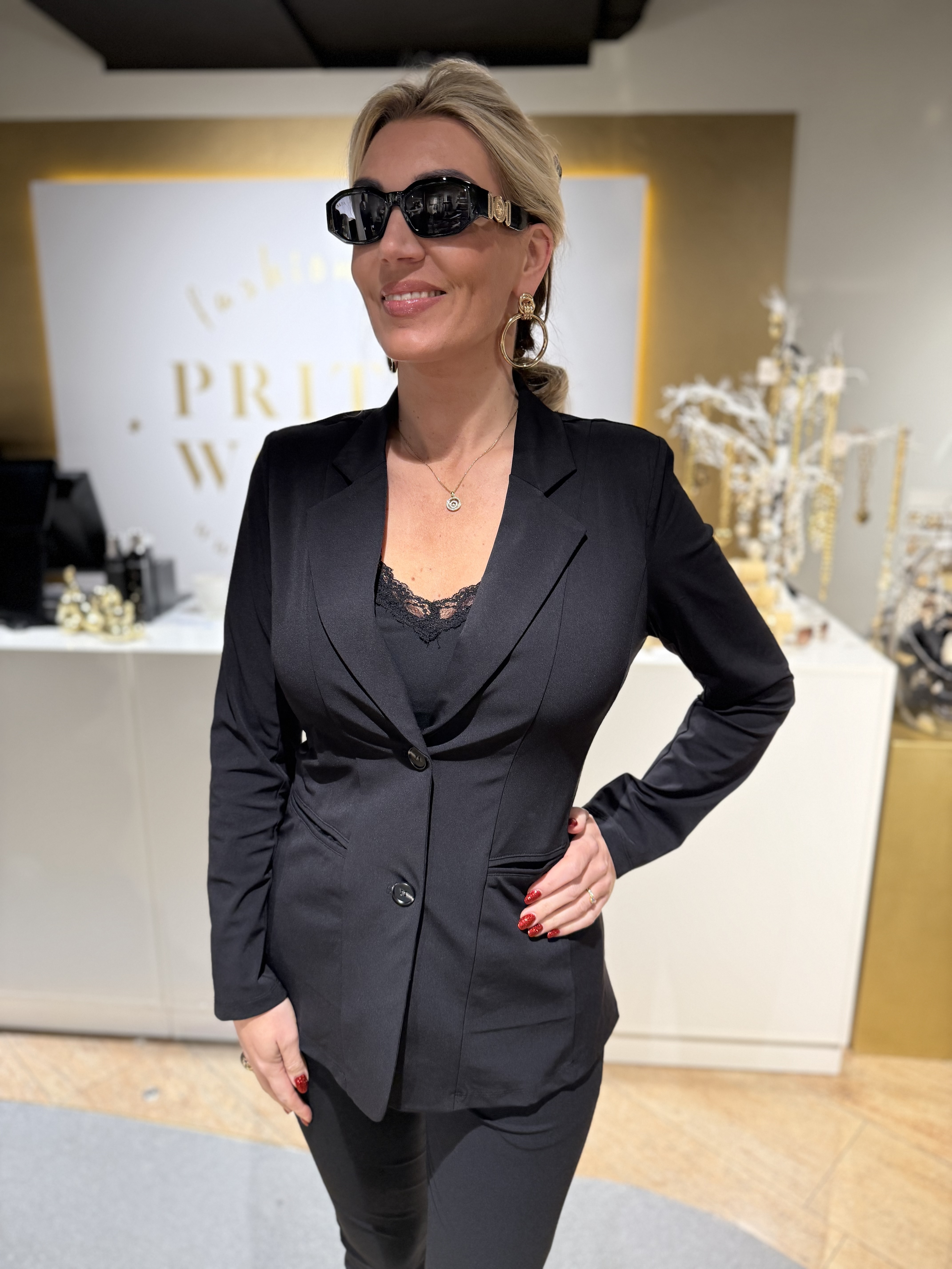 Stella Fiora Blazer Black